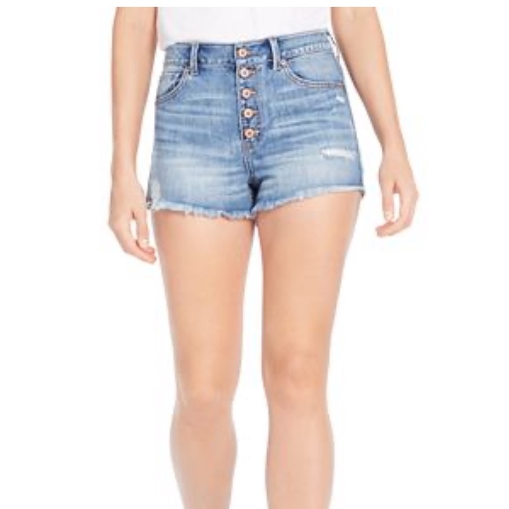 denim shorts
